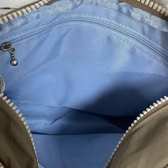 Baggallini Crossbody Purse Travel Tan Khaki Excellent Condition - Picture 15 of 16